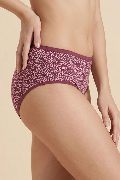 Zivame Medium Rise Full Coverage Hipster Panty (Pack of 3) - Multicolor — image 11